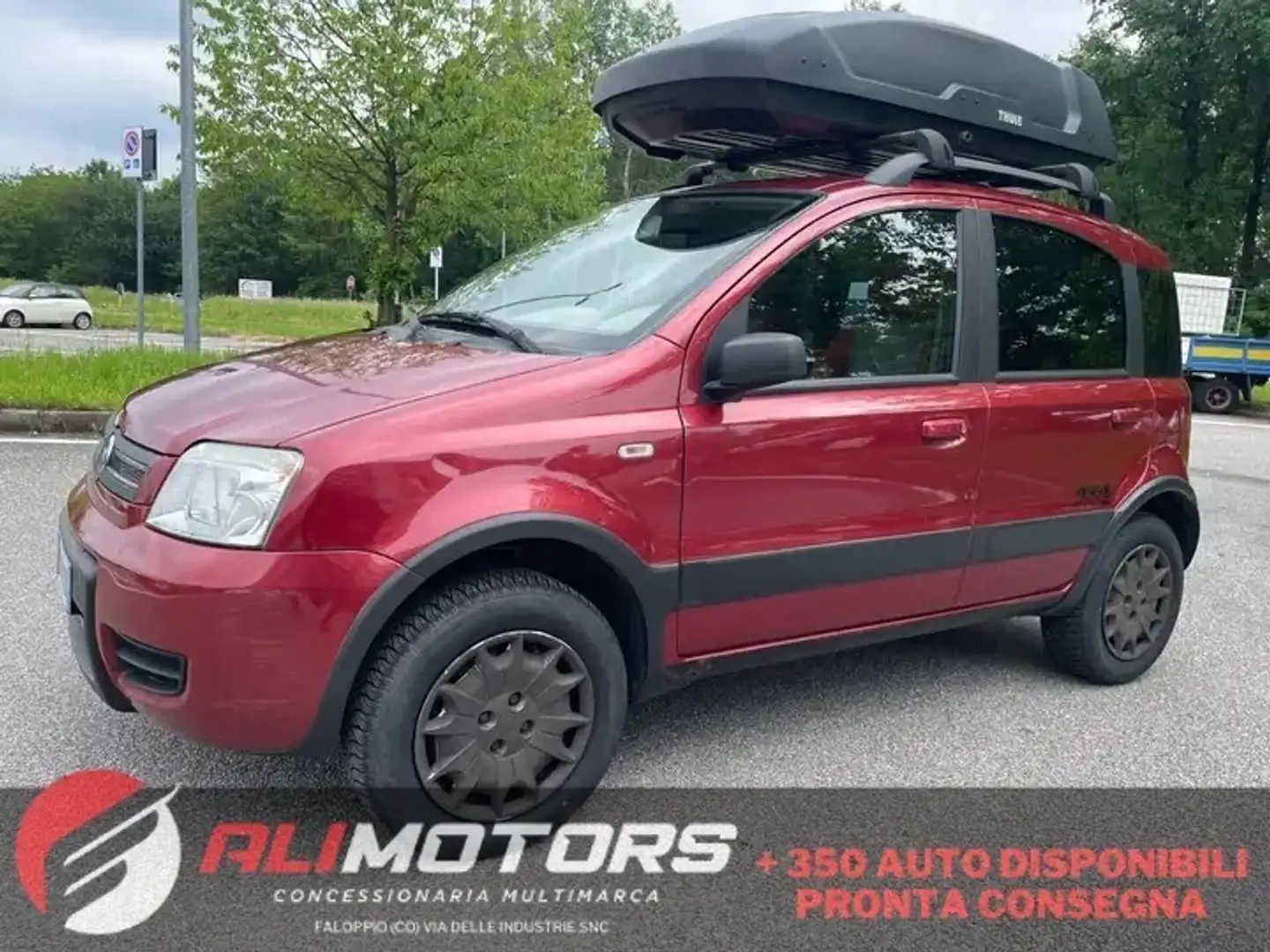 Fiat Panda 1.2 4x4*Neopatentati*Solo 68000km* Rosso - 1