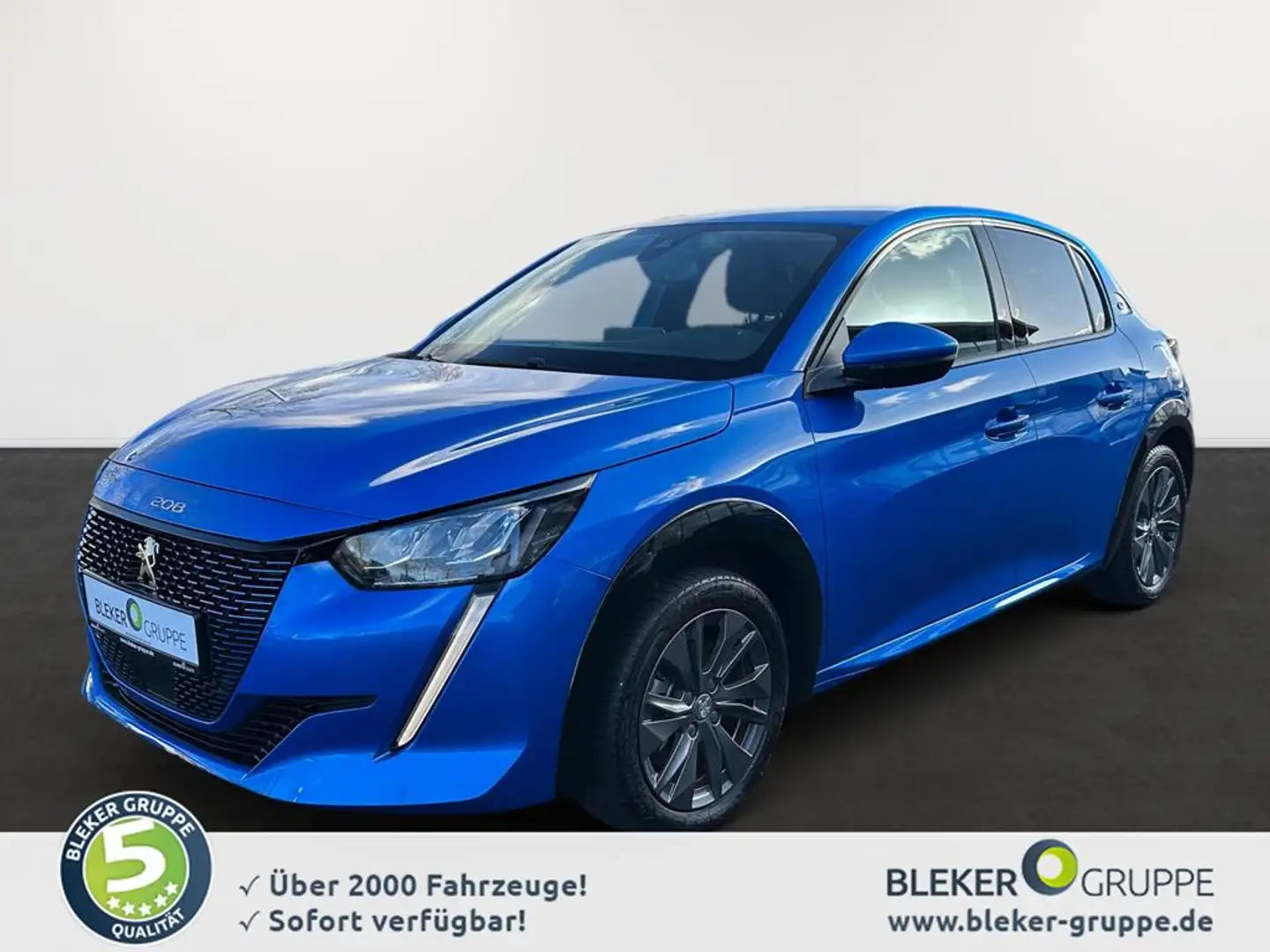 Peugeot e-208 Elektromotor 136 Allure Pack Bleu - 1