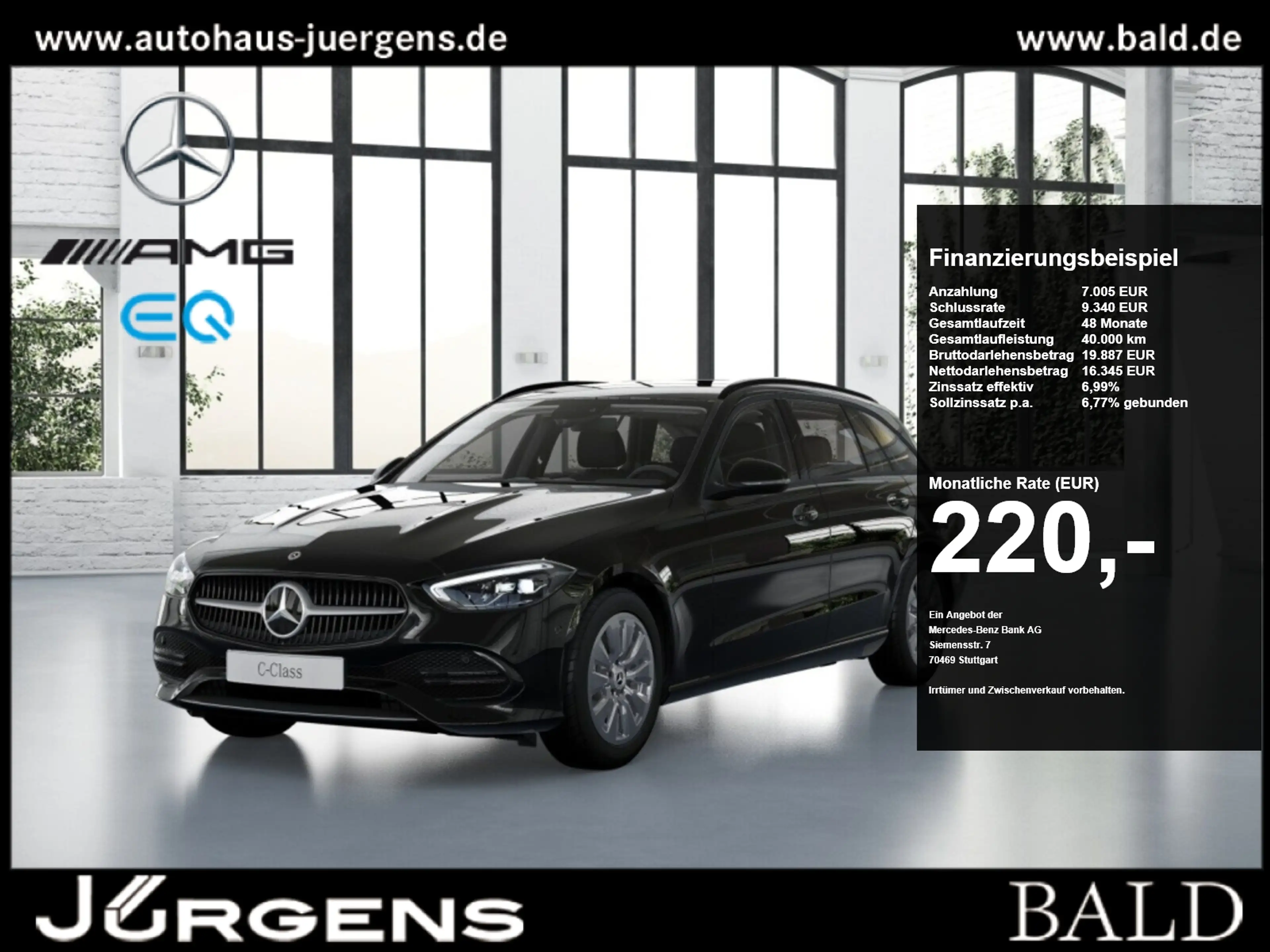 Mercedes-Benz C 220 d T Navi/LED/Kamera/EASY-PACK/Sitzheizung