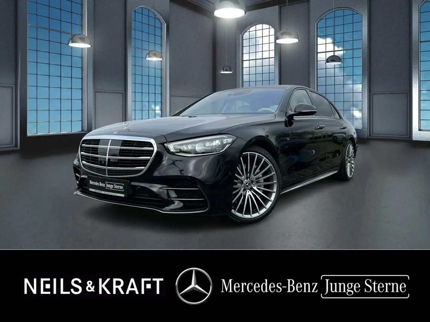 Mercedes-Benz S 580 4M Lang AMG+BURM+NIGHT+AIRMATIC+DIGI LIGHT Schwarz - 1