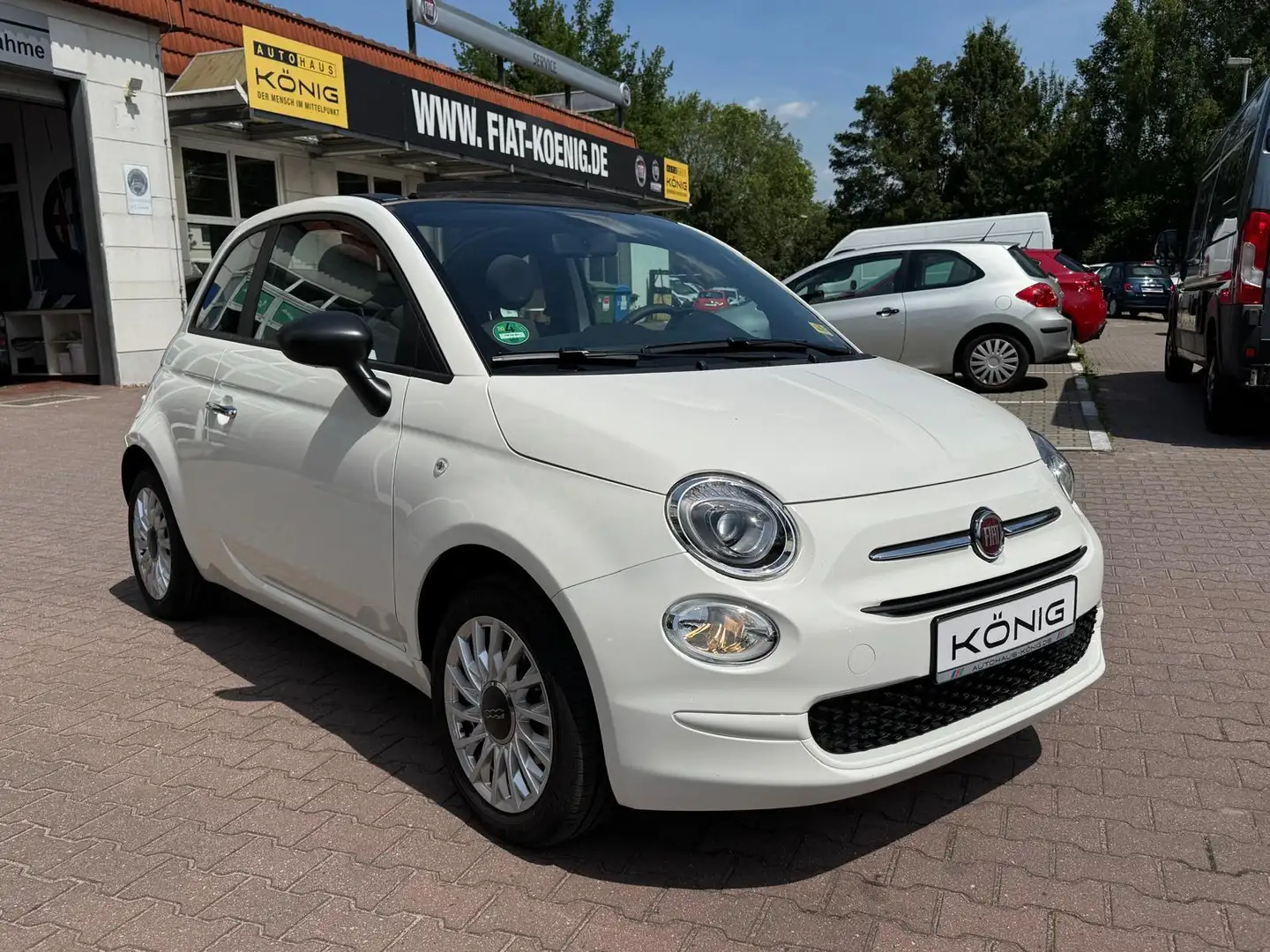Fiat 500C 1.0 GSE KLIMA*CARPLAY*TEMPOMAT*LM Weiß - 2