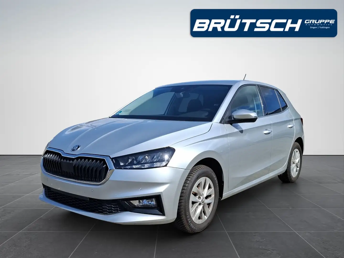 Skoda Fabia 1.0 TSI Ambition SHZ / LED / PDC / TEMPOMAT / DAB Silber - 1