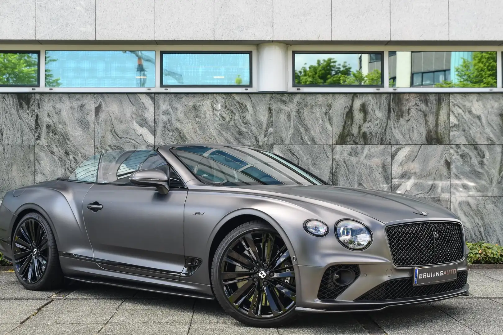 Bentley Continental GTC 6.0 W12 Speed |Naim|Head-up|Carbon exterieur|Akrap Grau - 2