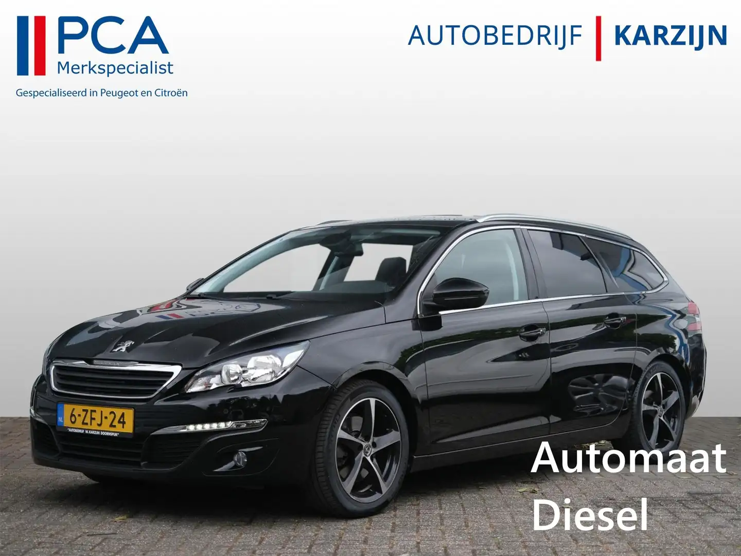 Peugeot 308 SW 2.0 BlueHDI Blue Lease Executive Zwart - 1