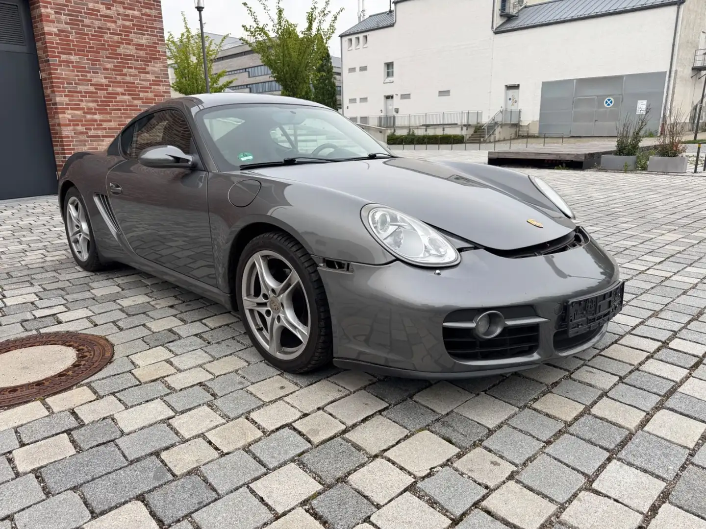 Porsche Cayman Gris - 1
