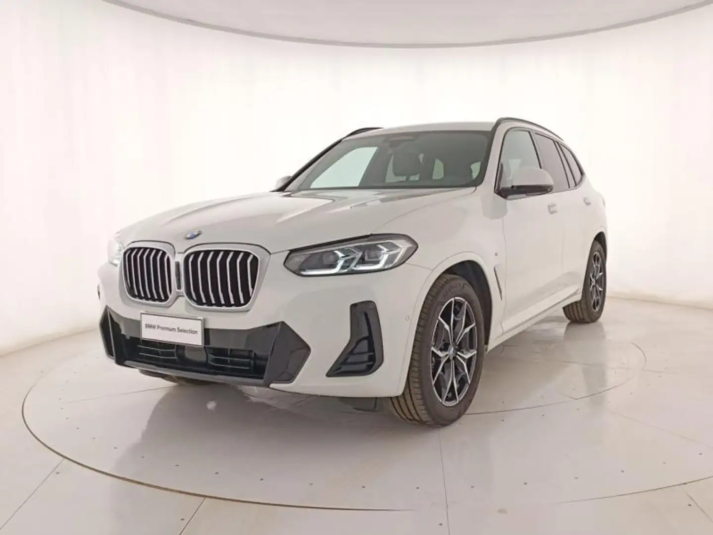 BMW X3 xdrive20d mhev 48V Msport auto Bianco - 1