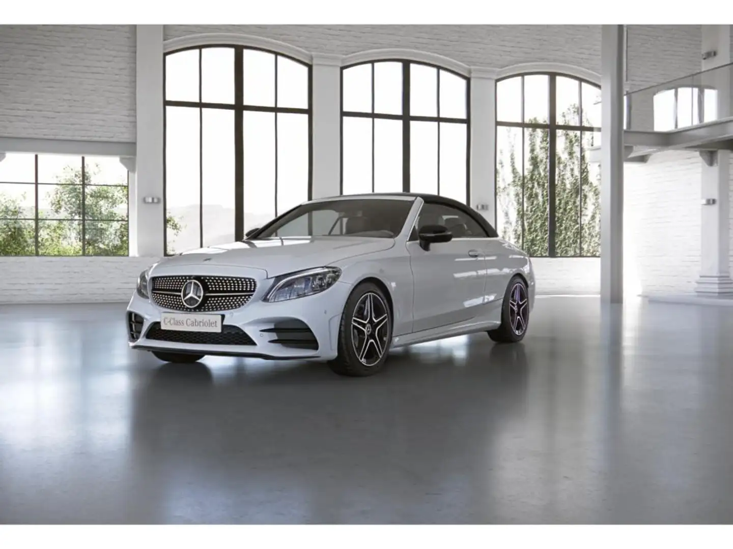 Mercedes-Benz C 200 Cabriolet 360°+LED+18 Weiß - 1