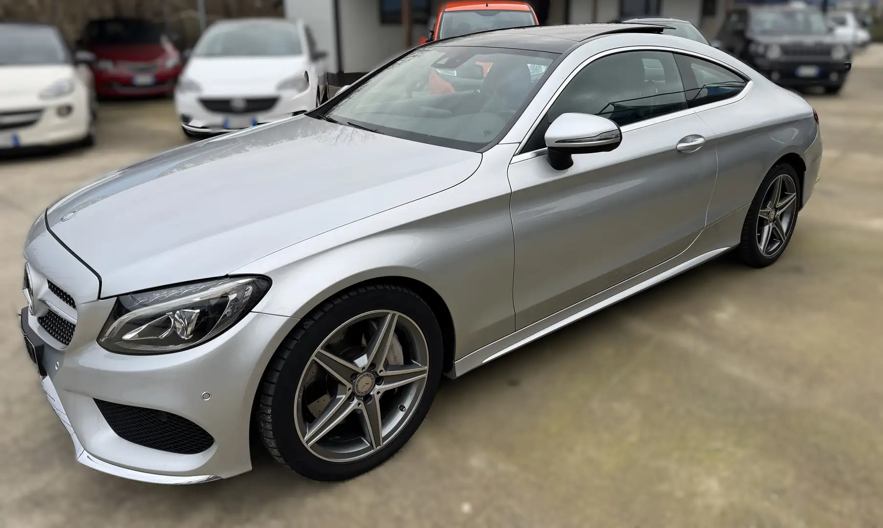 Mercedes-Benz C 250 Coupe d Premium Plus AMG EDITION Argento - 2
