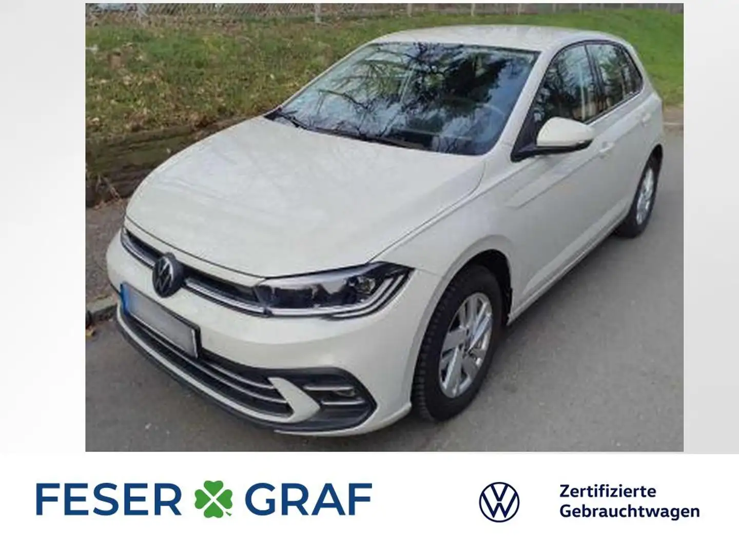 Volkswagen Polo Style 1.0 TSI DSG Navi IQ-LED SiHz LM Grijs - 1