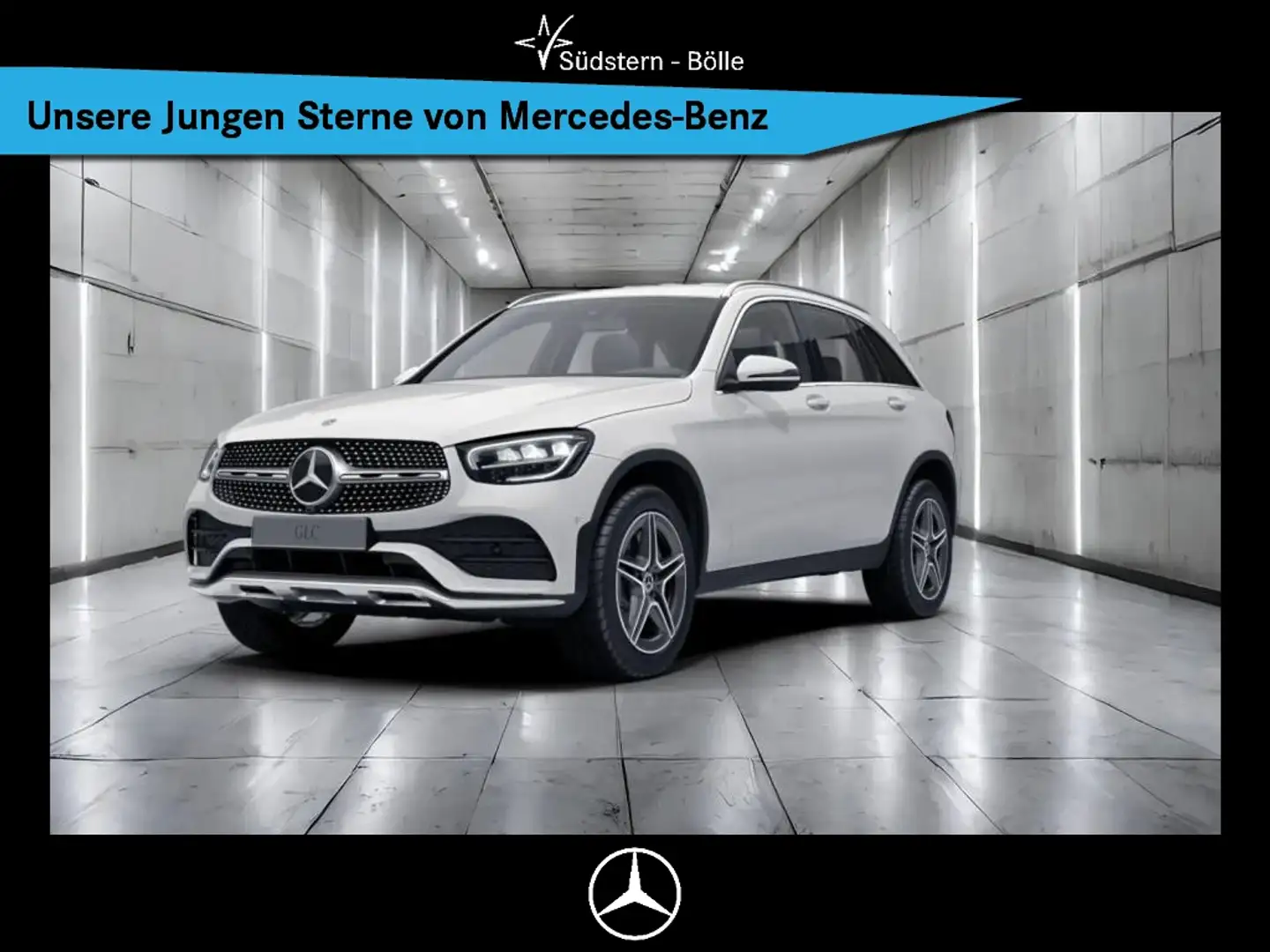 Mercedes-Benz GLC 300 de 4M AMG+AHK+LED+360°KAM.+EL.HECKKL.+ Weiß - 1