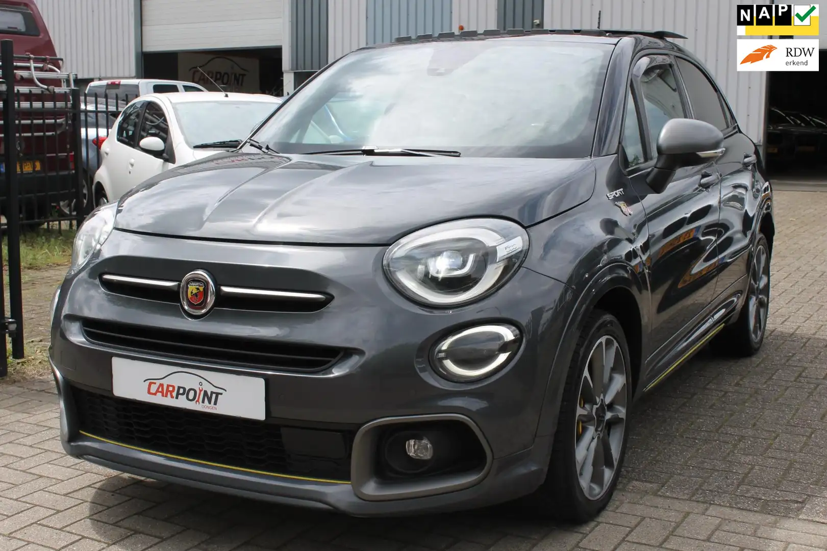 Fiat 500X 1.3 Abarth Turbo 150 Sport 100% optie's!! Grijs - 1