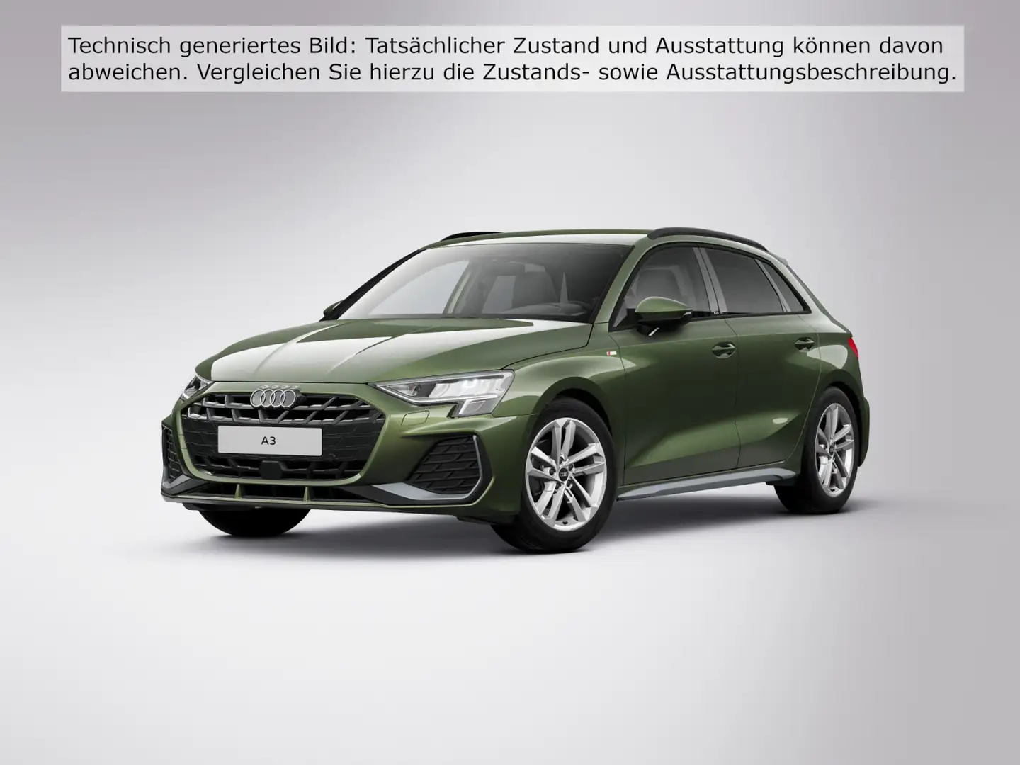 Audi A3 30 TFSI S line LED Navi VC RFK Grün - 2