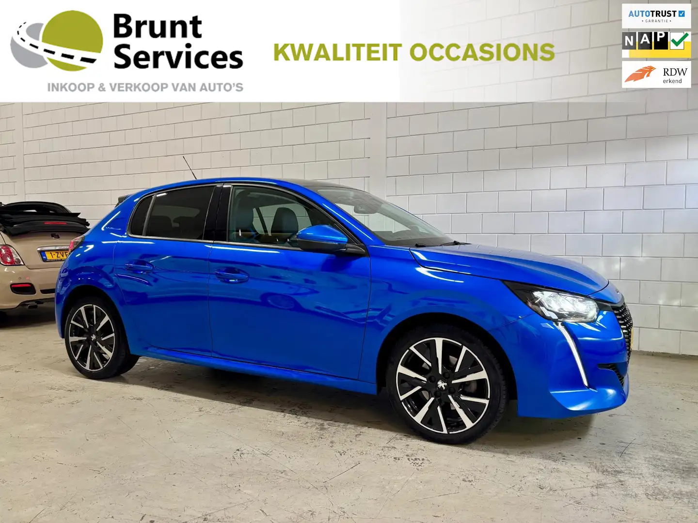 Peugeot 208 1.2 PureTech Allure Bj.20|Led|Navi|Panodak|Virtuel Blauw - 1