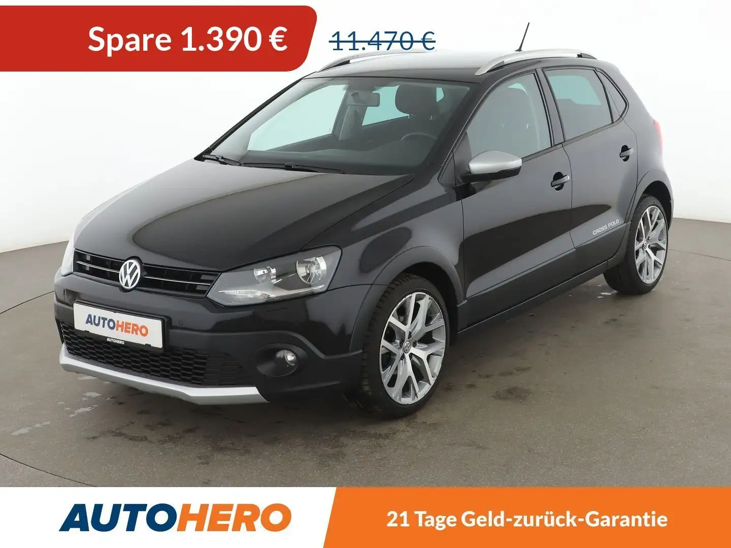 Volkswagen Polo 1.2 TSI CrossPolo BlueMotion Tech*PDC* Fekete - 1