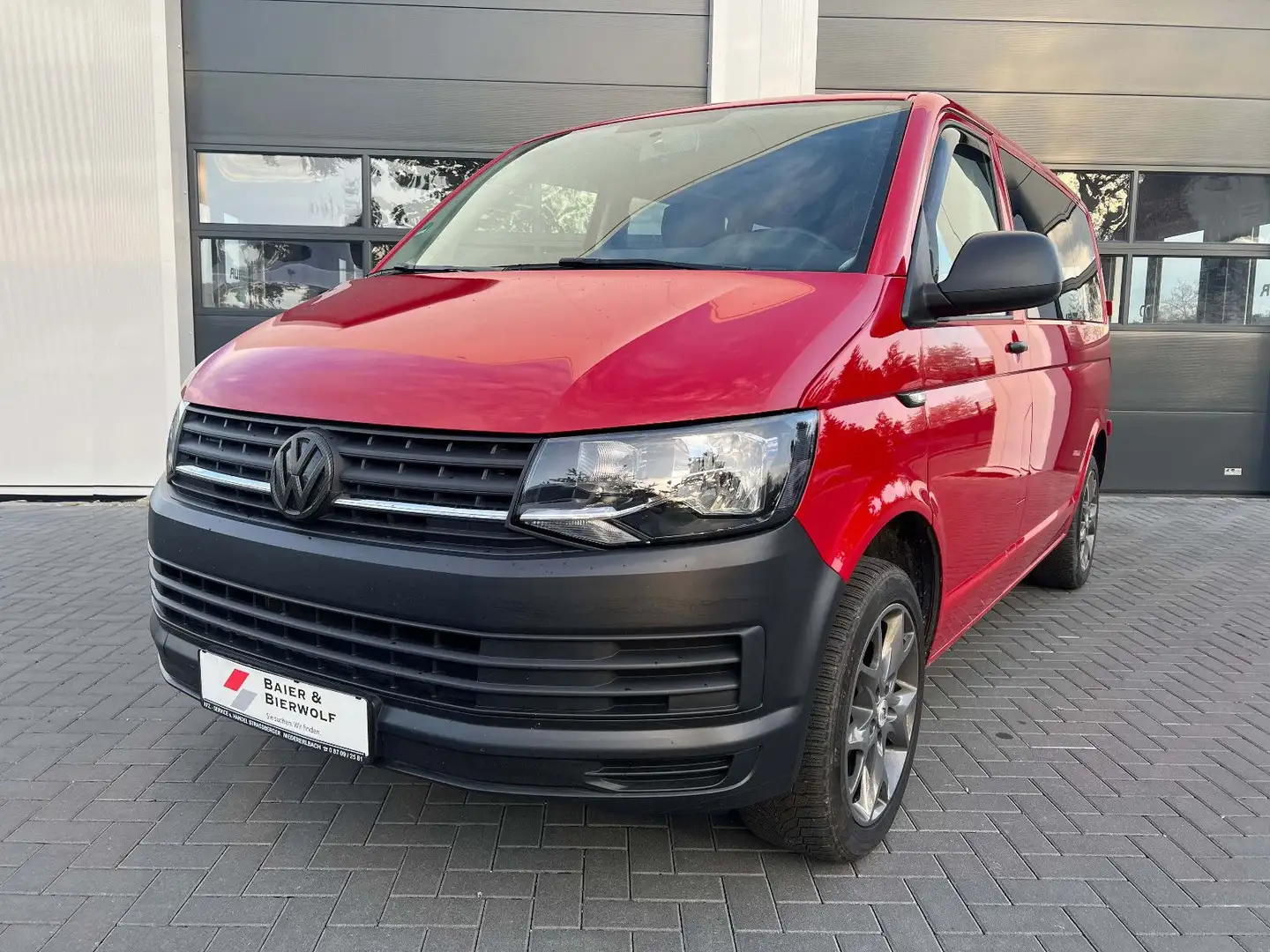 Volkswagen T6 Transporter Mixto 5 Sitzer Klima AHK Czerwony - 2