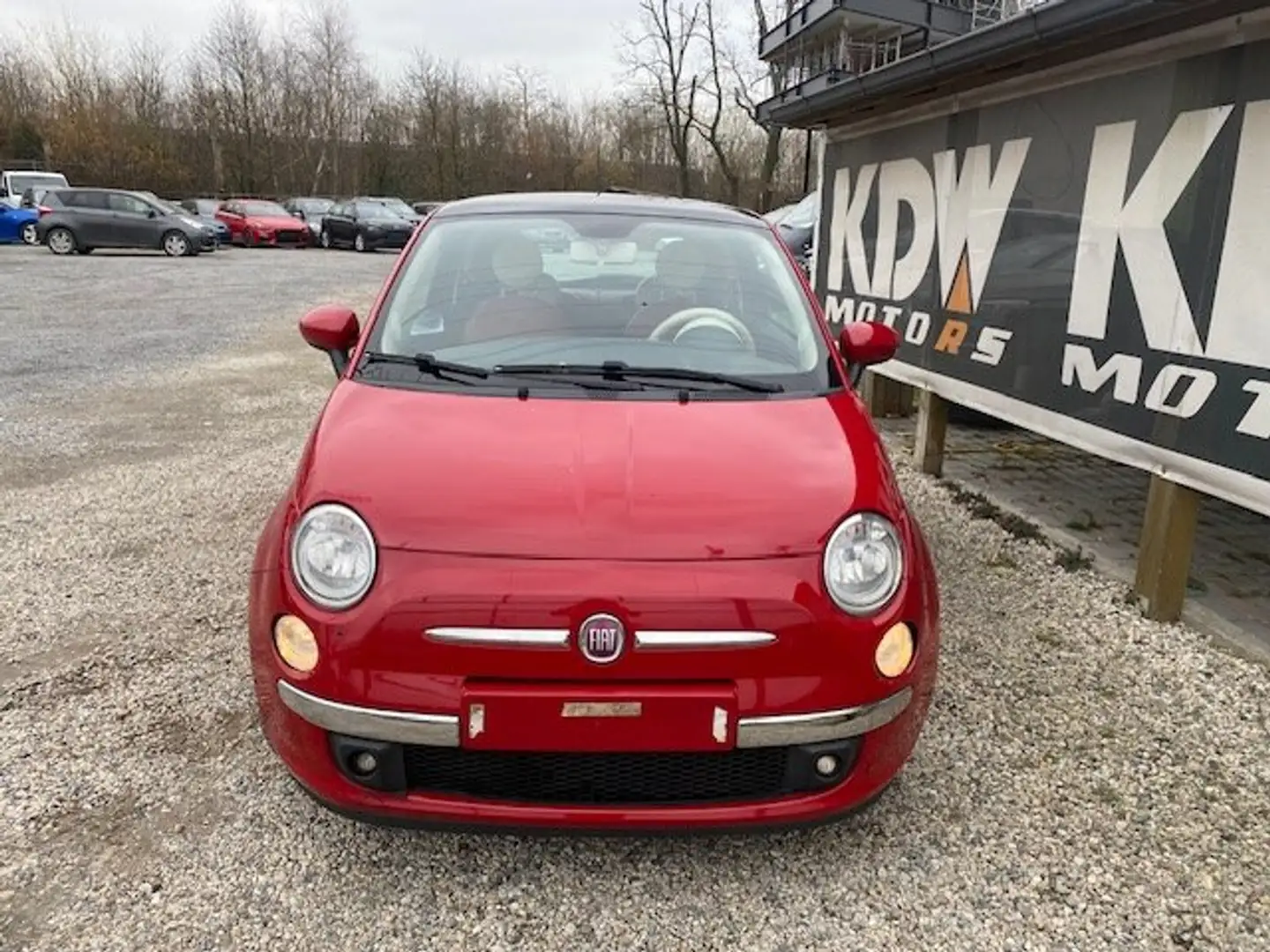 Fiat 500 0.9 T TwinAir Lounge Stop Pano Dak Leder Rouge - 2