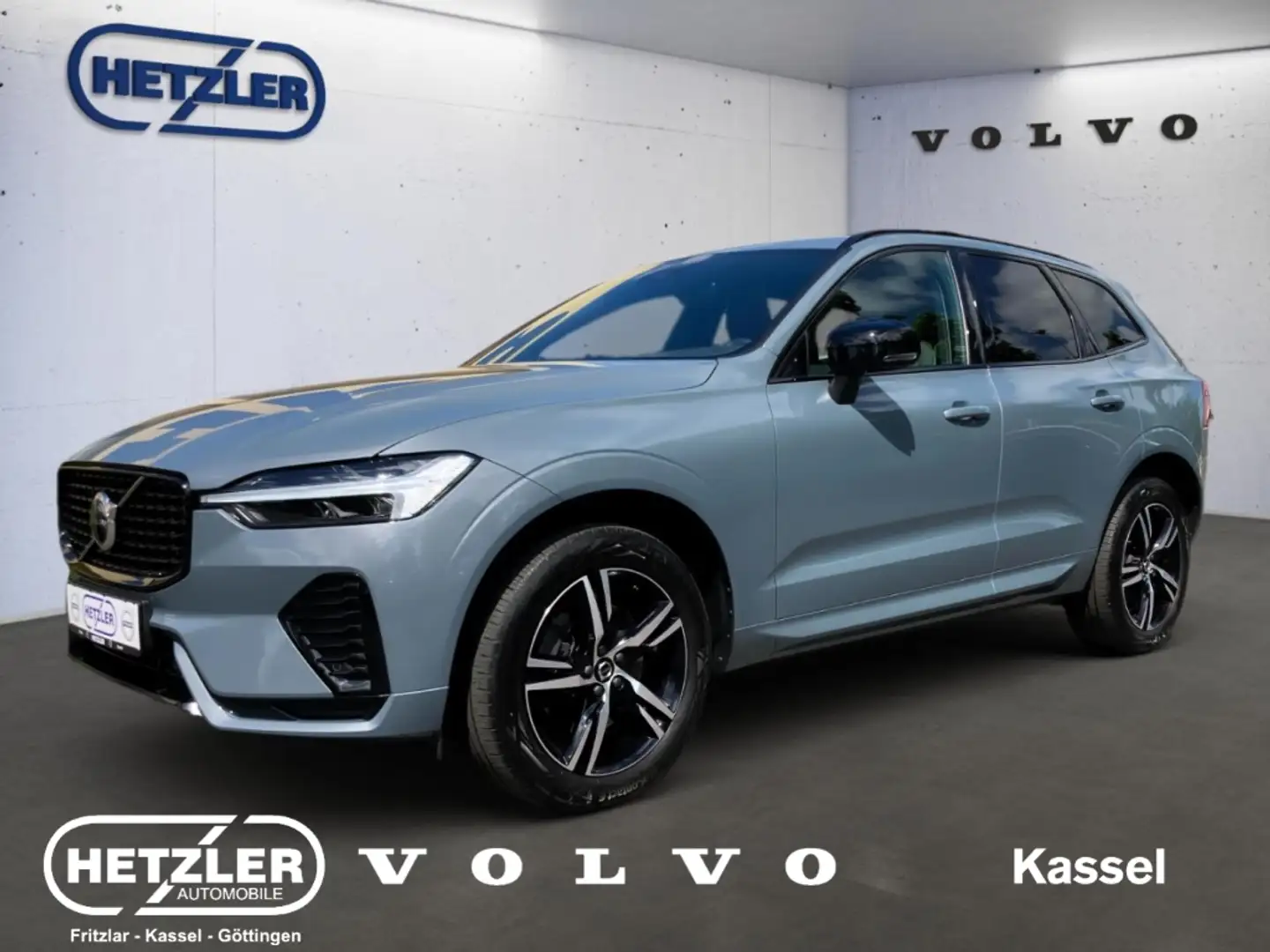 Volvo XC60 R Design AWD B5 Diesel EU6d ACC SHZ DAB El. Panoda Gris - 1