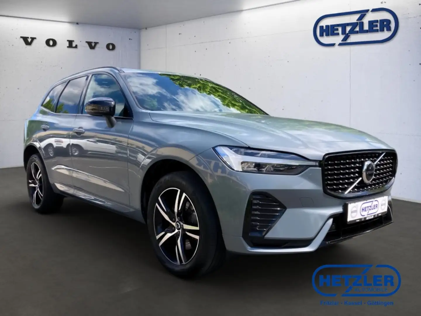 Volvo XC60 R Design AWD B5 Diesel EU6d ACC SHZ DAB El. Panoda Gris - 2