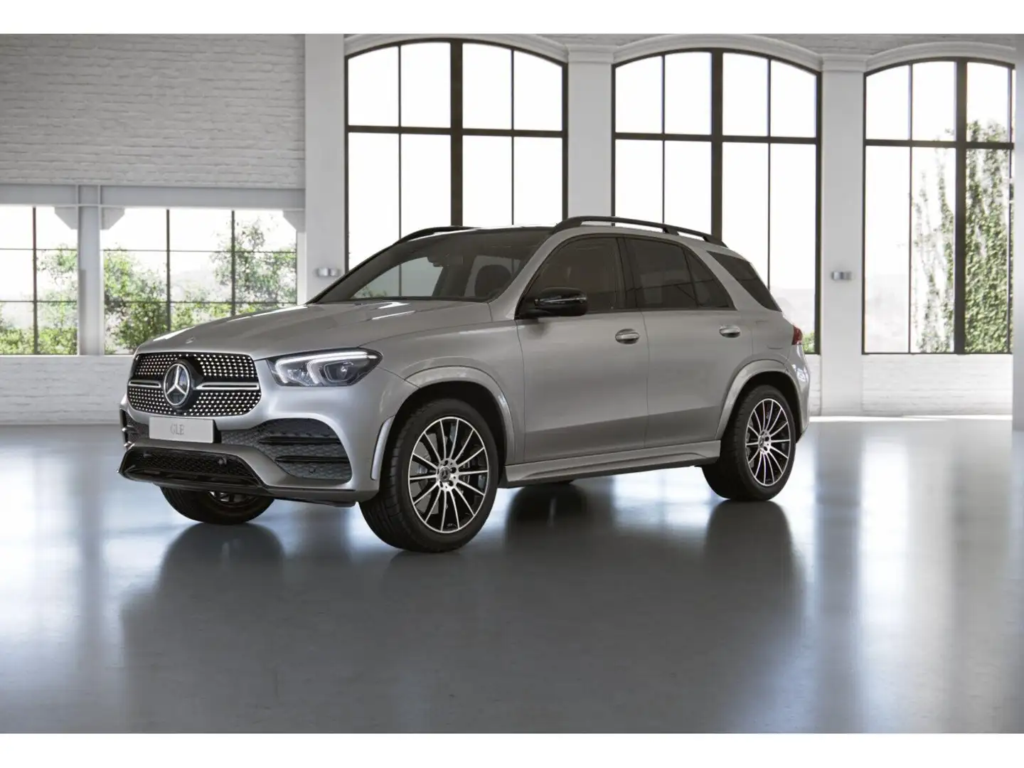 Mercedes-Benz GLE 350 de 4MATIC Distr PTS Navi Pano Airm Cam Argent - 1