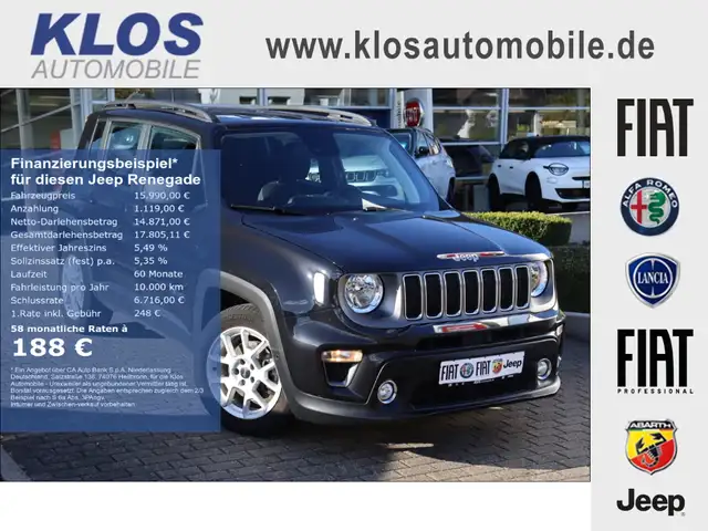 Jeep Renegade Limited 1.3 T GDI 150 PS NAVI KLIMA DAB SHZ