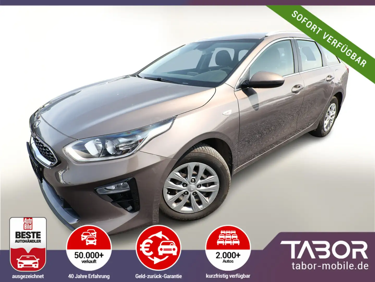 Kia Ceed / cee'd SW 1.4 TGDI 140 Kam PDC Klimaaut. LaneAs Braun - 1