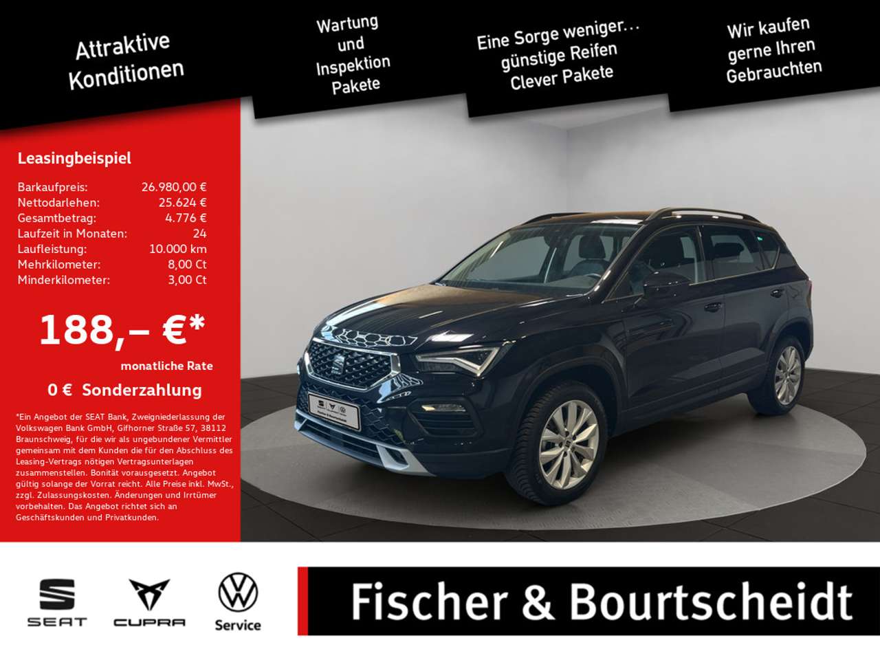 Seat Ateca 2025 — 1.0 TSI Style NAVI ACC FACEL. LED 360°