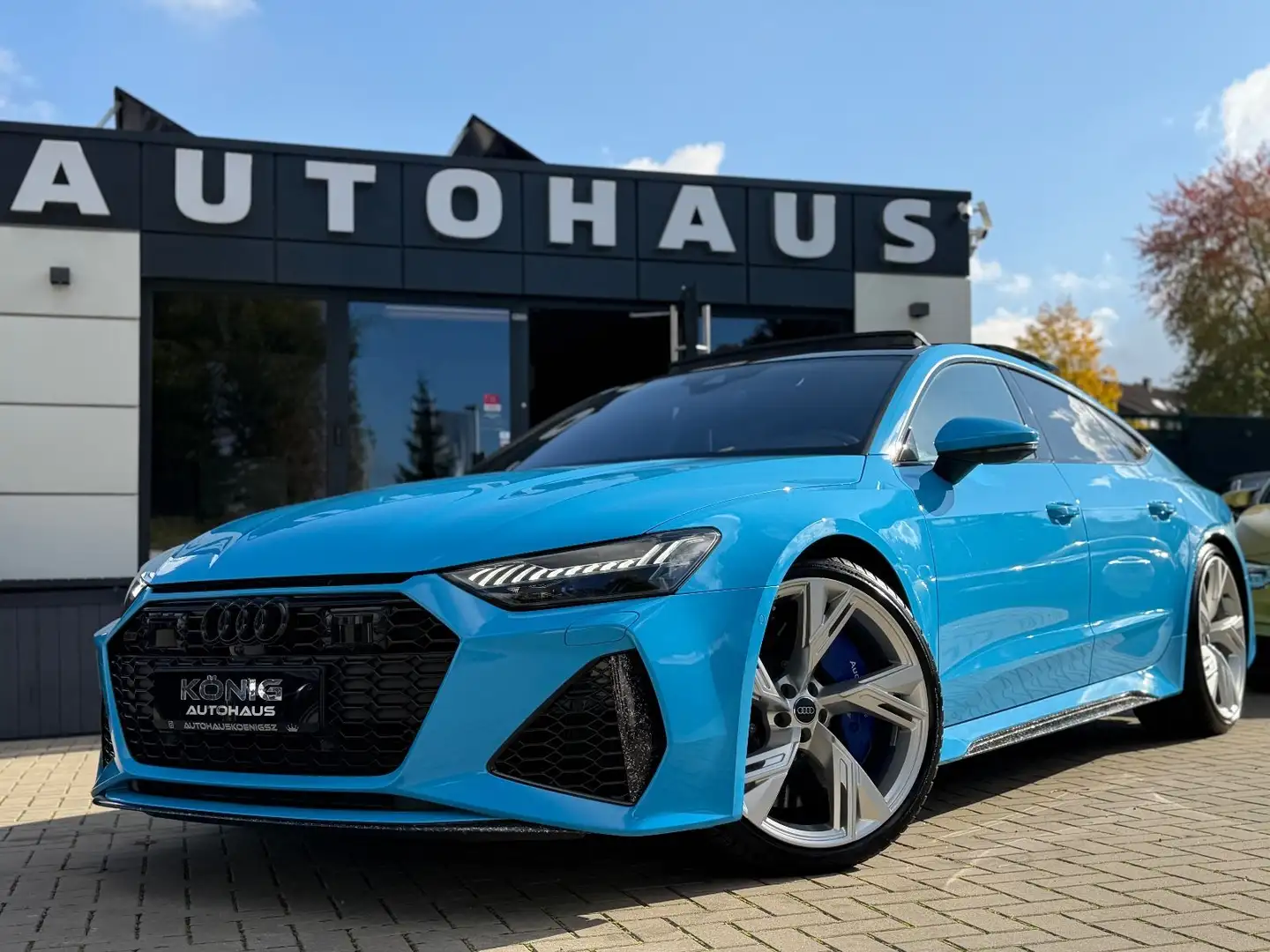 Audi RS7 Sportback 4.0 TFSI quattro*Individual*22Z. Bleu - 1