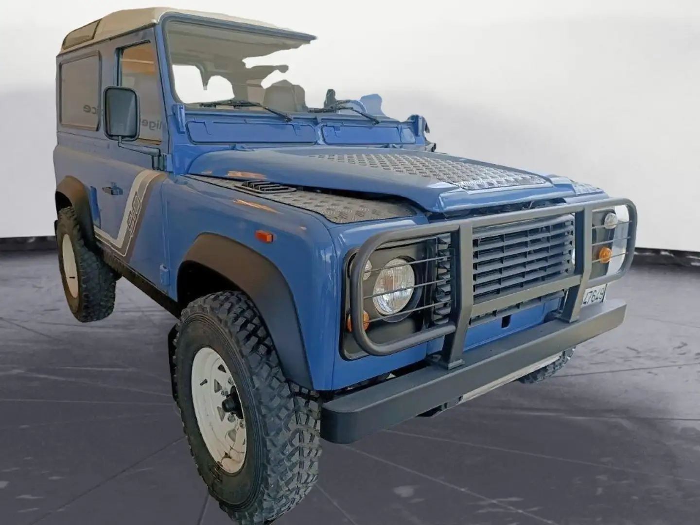 Land Rover Defender 90 Hard Top 2.5 TD 90 2.5 turbo 85 cv 6 posti vet Bleu - 1