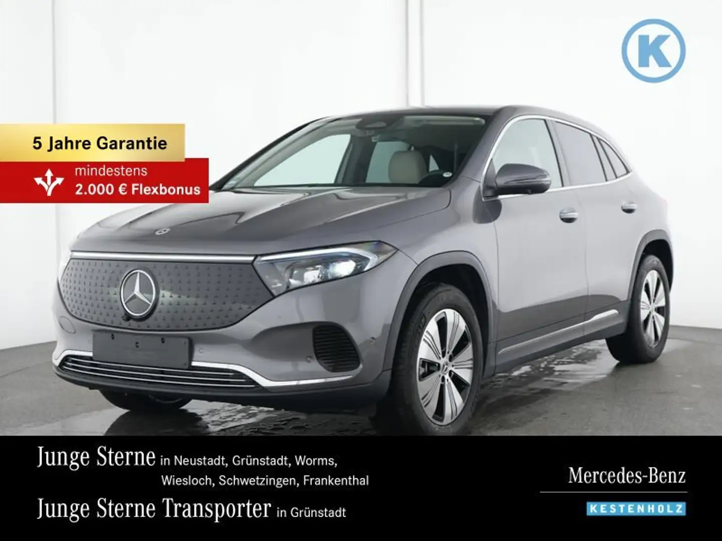Mercedes-Benz EQA 300 EQA 300 4M PROGRESSIVE+DISTRO+360+BURM+MEMO+KEYL Grau - 1
