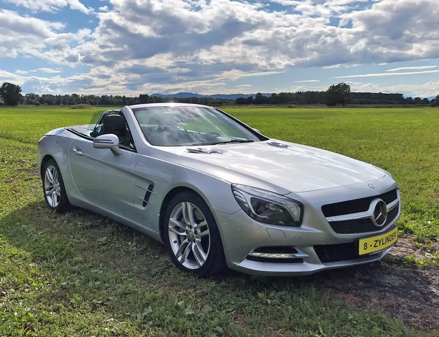 Mercedes-Benz SL 500 / SCHECKHEFT / PANORAMA / HARMAN KARDON Argento - 2