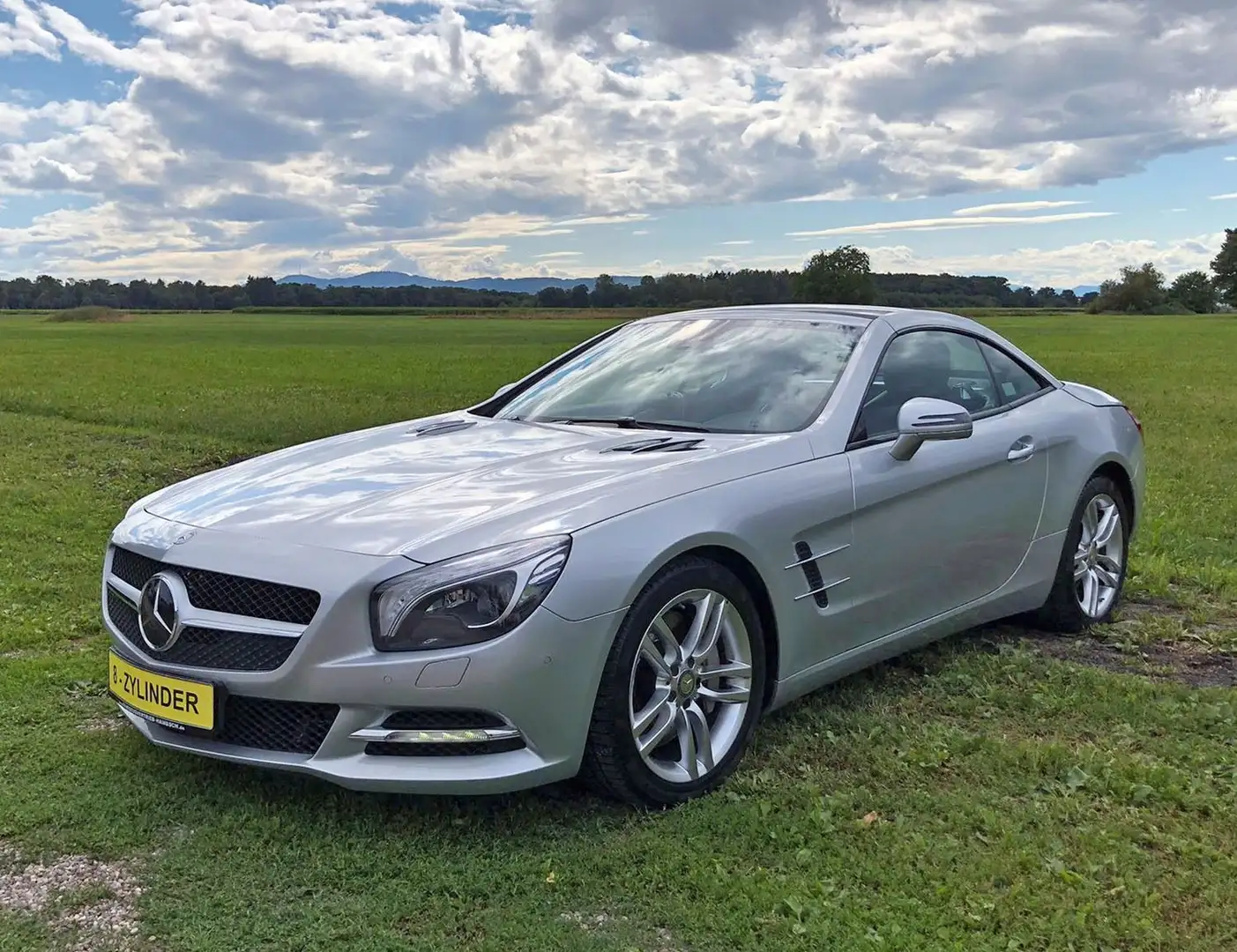 Mercedes-Benz SL 500 / SCHECKHEFT / PANORAMA / HARMAN KARDON Argento - 1