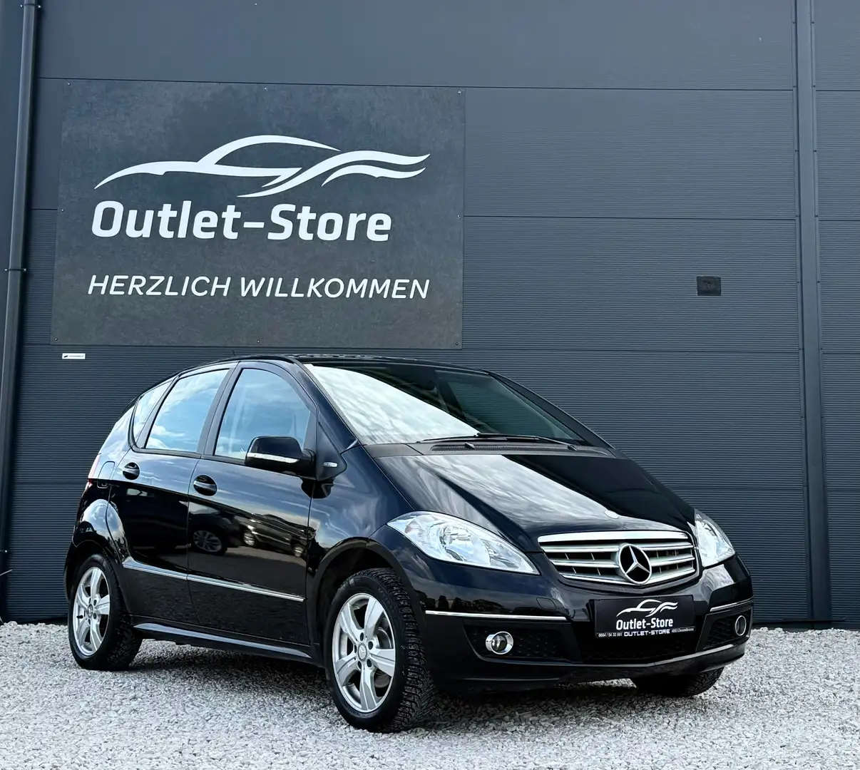 Mercedes-Benz A 160 Avantgarde*1.Besitz*Klima*SHZ*Leder*Pickerl NEU* Schwarz - 1