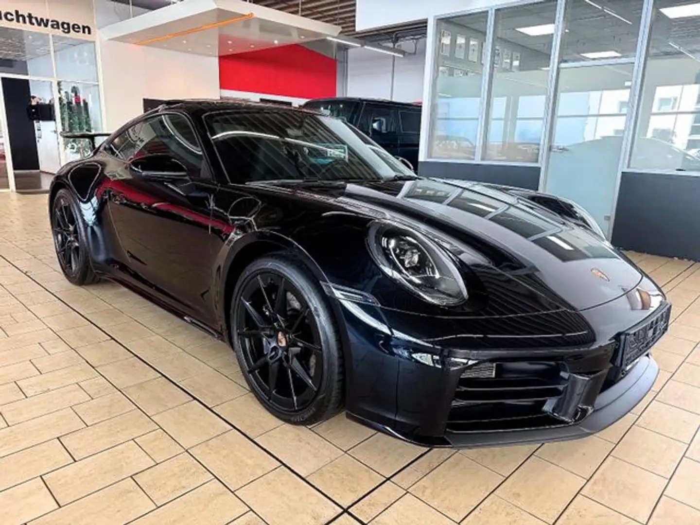 Porsche 911/992 *AERO-KIT+GLASDACH+SPORTABGAS+BOSE+21* Чорний - 1