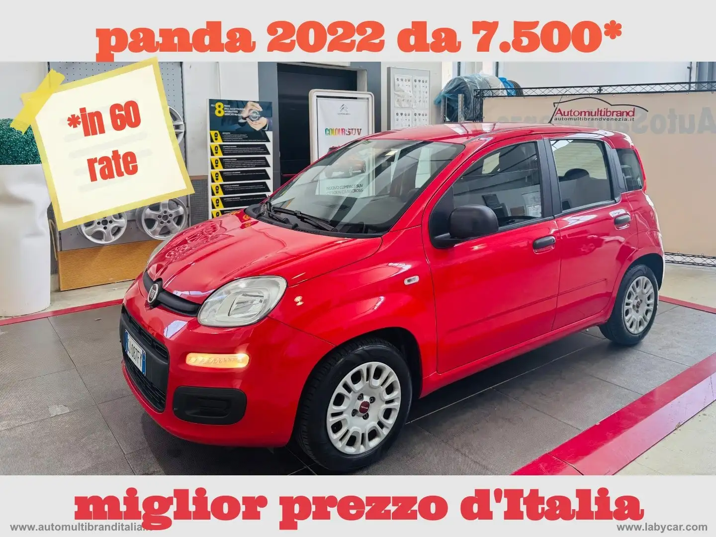 Fiat Panda 1.0 FireFly S&S Hybrid Rojo - 1