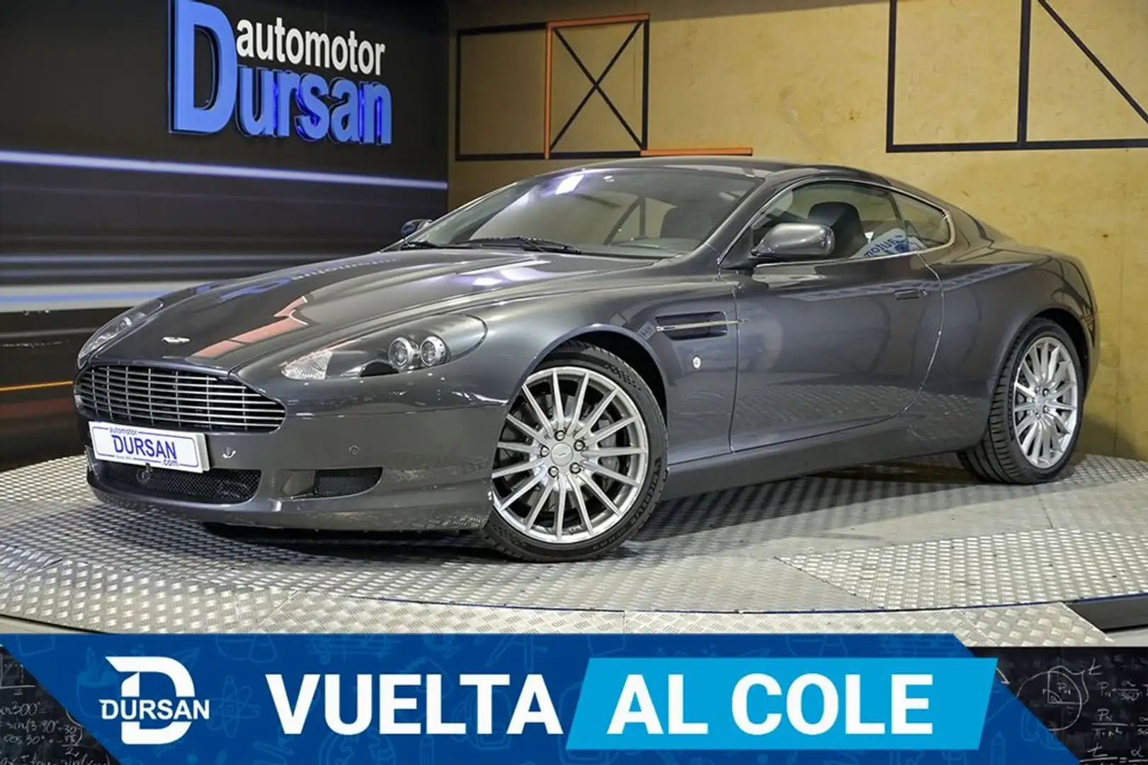 Aston Martin DB9 5.9 Coupe Touchtronic Gris - 1