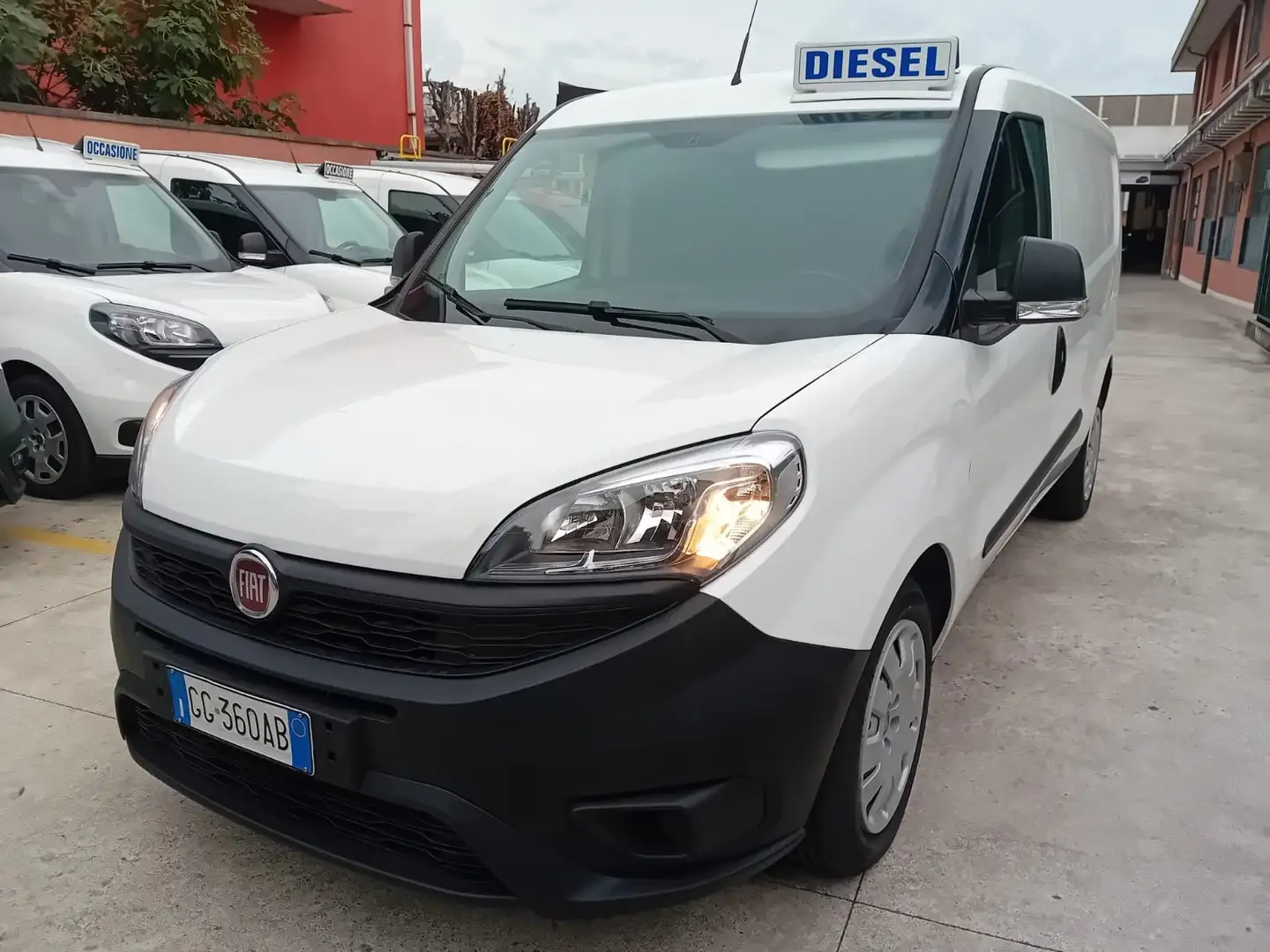 Fiat Doblo maxi Wit - 1