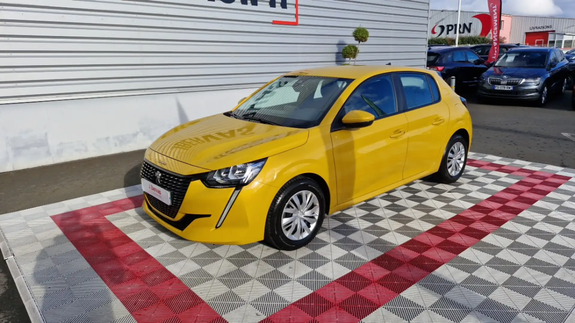 Peugeot 208 BLUEHDI 100 SS BVM6 ACTIVE Jaune - 2