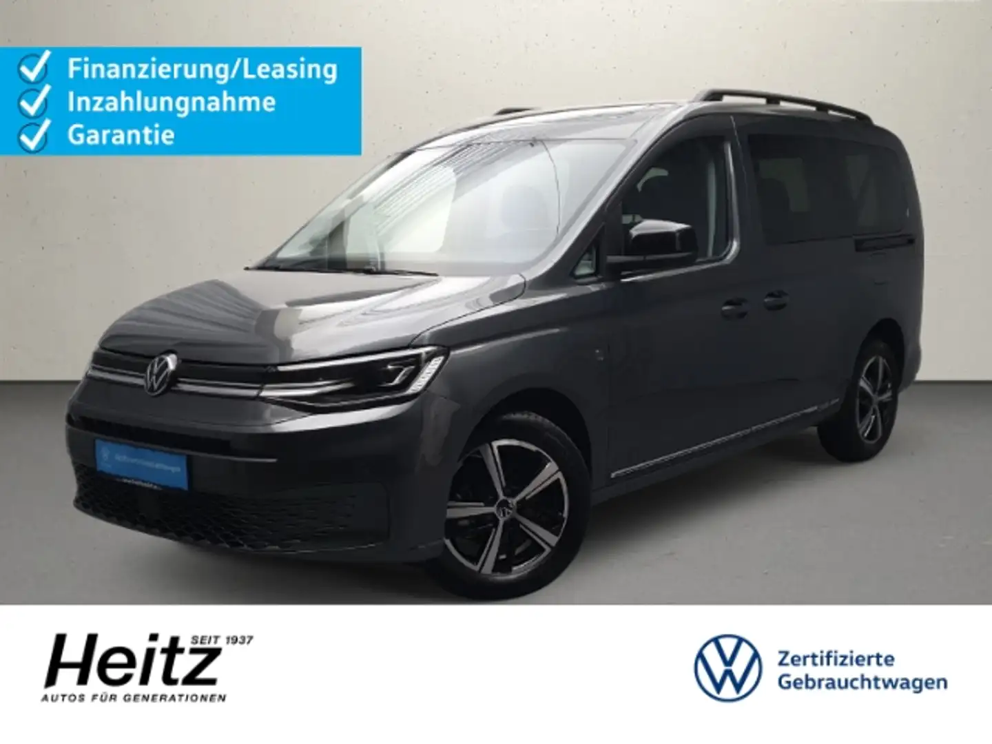 Volkswagen Caddy TDI Dark Label 4MOTION 7-Sitzer AHK Grau - 1