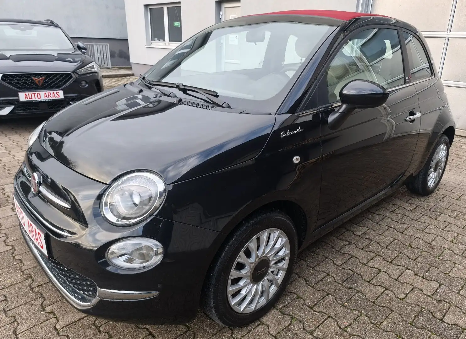 Fiat 500C DolceVita 1.Hand Schwarz - 2