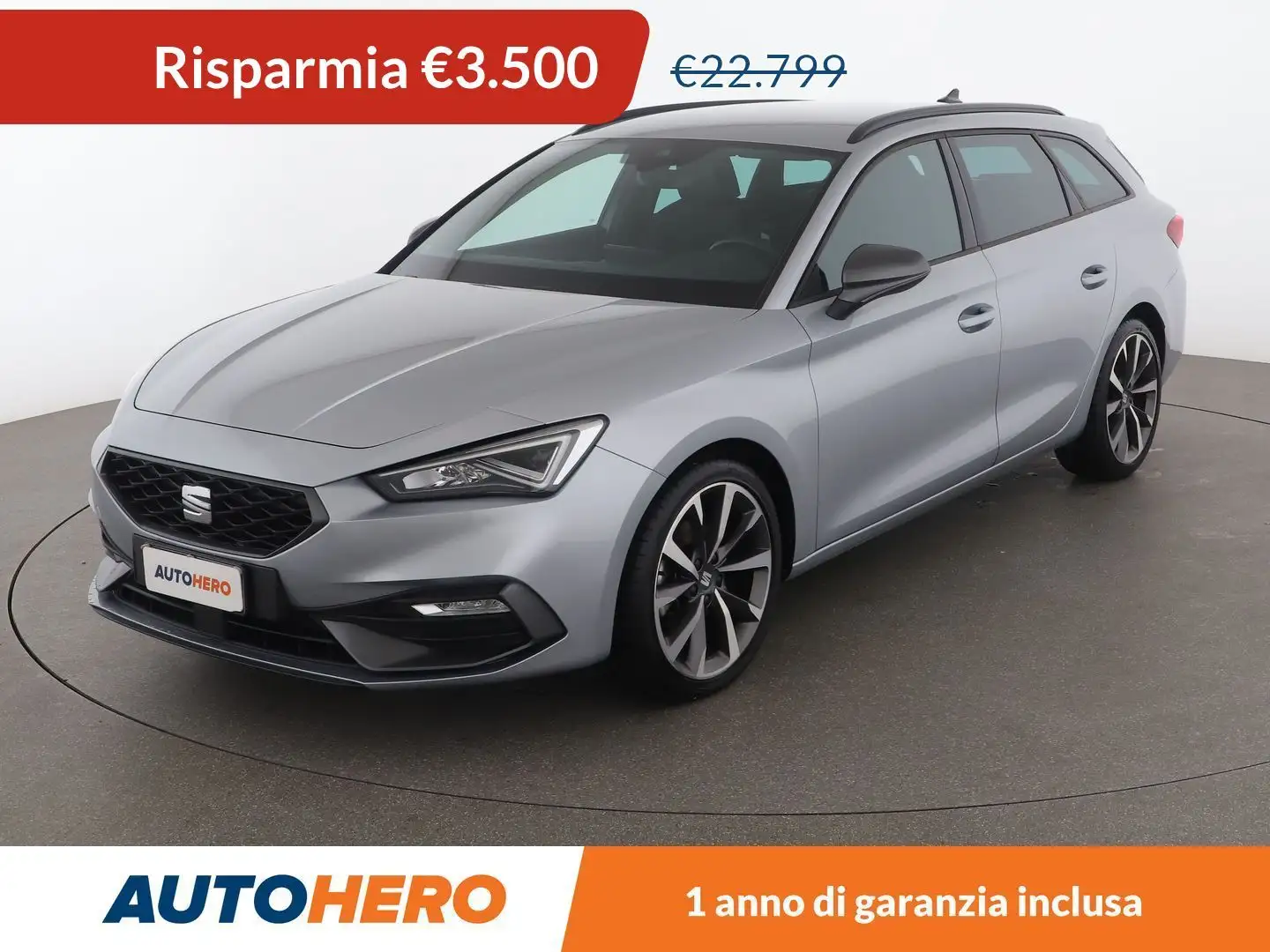 SEAT Leon 1.5 eTSI ACT FR 150 CV DSG Argento - 1