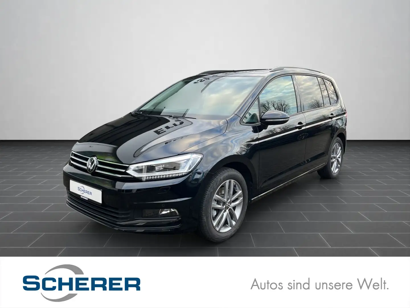 Volkswagen Touran 4ALL 7Sitze*KESSY*Pano*SZH uvm... Schwarz - 1