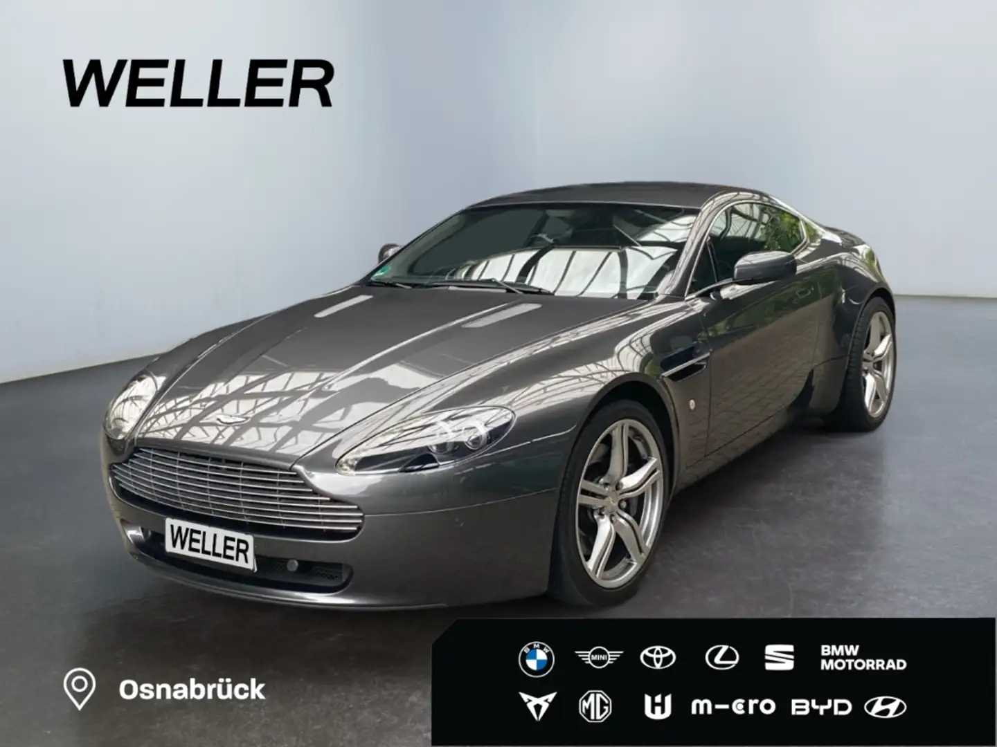 Aston Martin Vantage V8 Sportshift *Sport-Pack Felgen*Klarglas Rückleuc Argent - 1