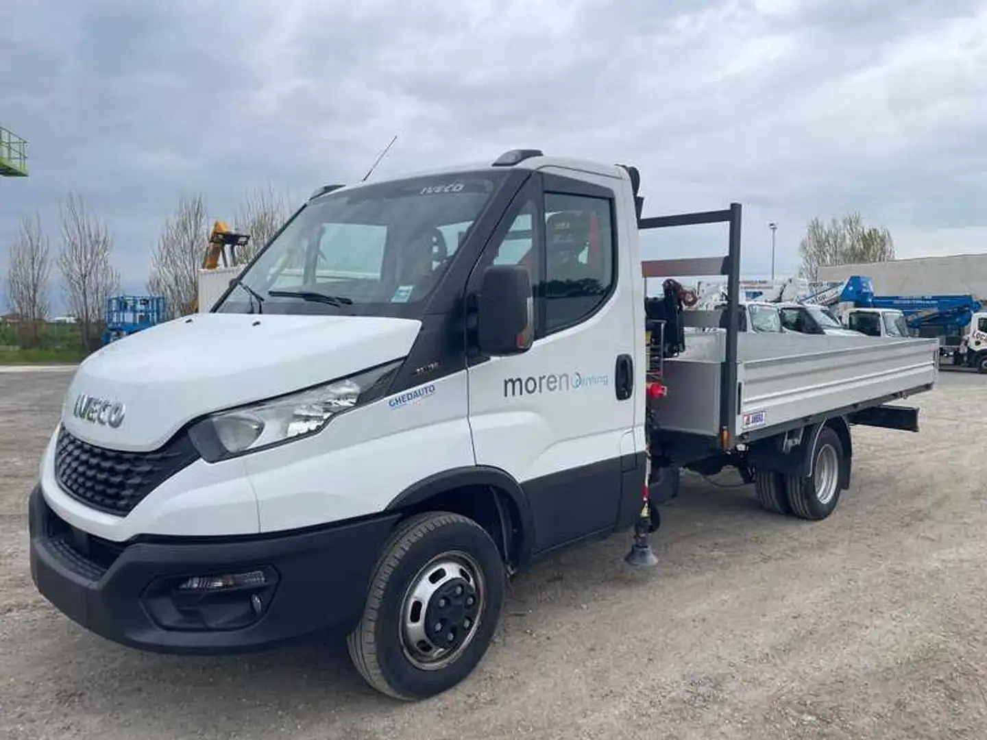 Iveco Daily 35 C16H 3.0 3750 CASSONE FISSO + GRU Bílá - 1
