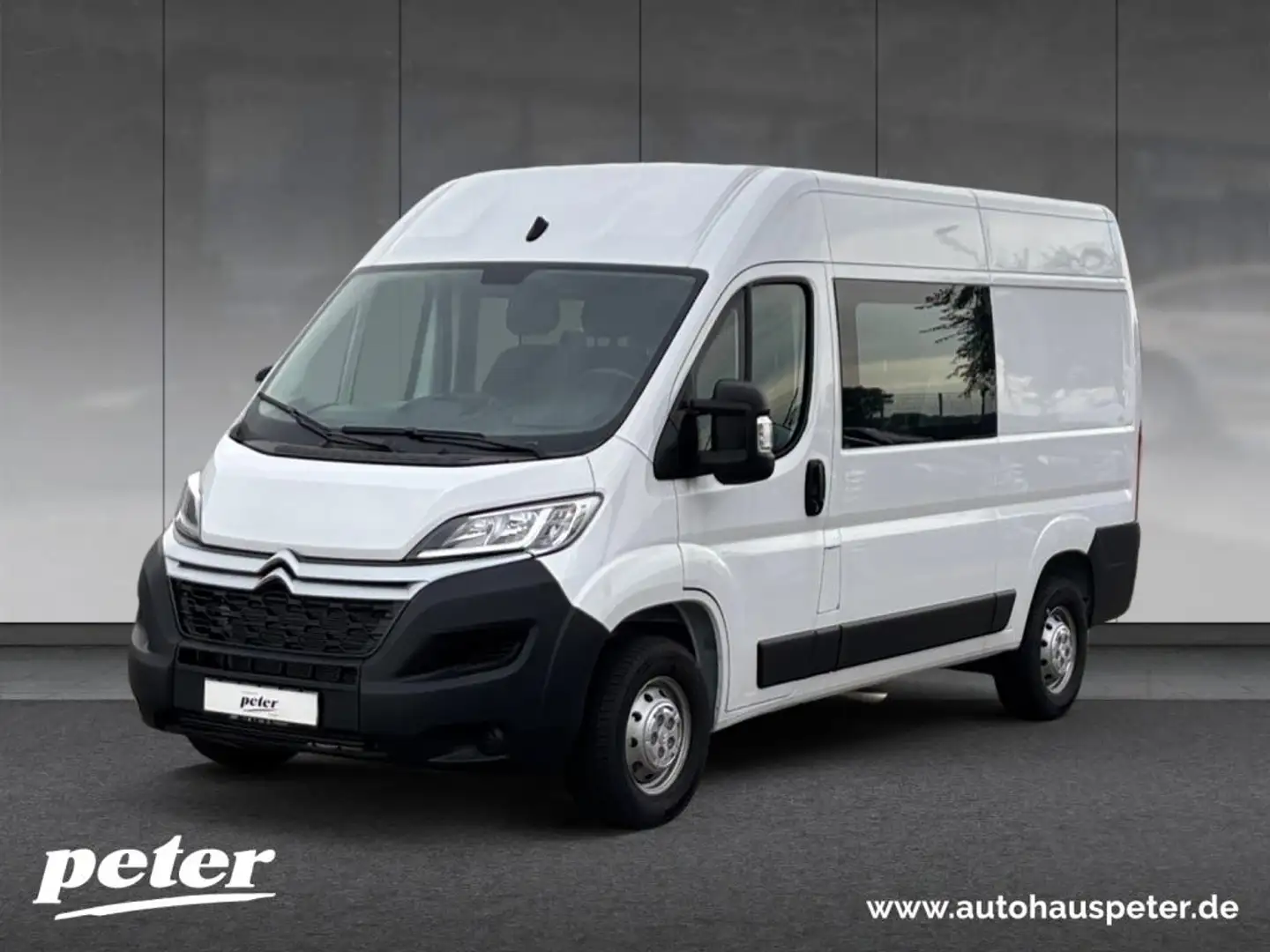 Citroen Jumper Doka 35 2.2 BHDi L2H2  KLIMA+KAMERA Wit - 1