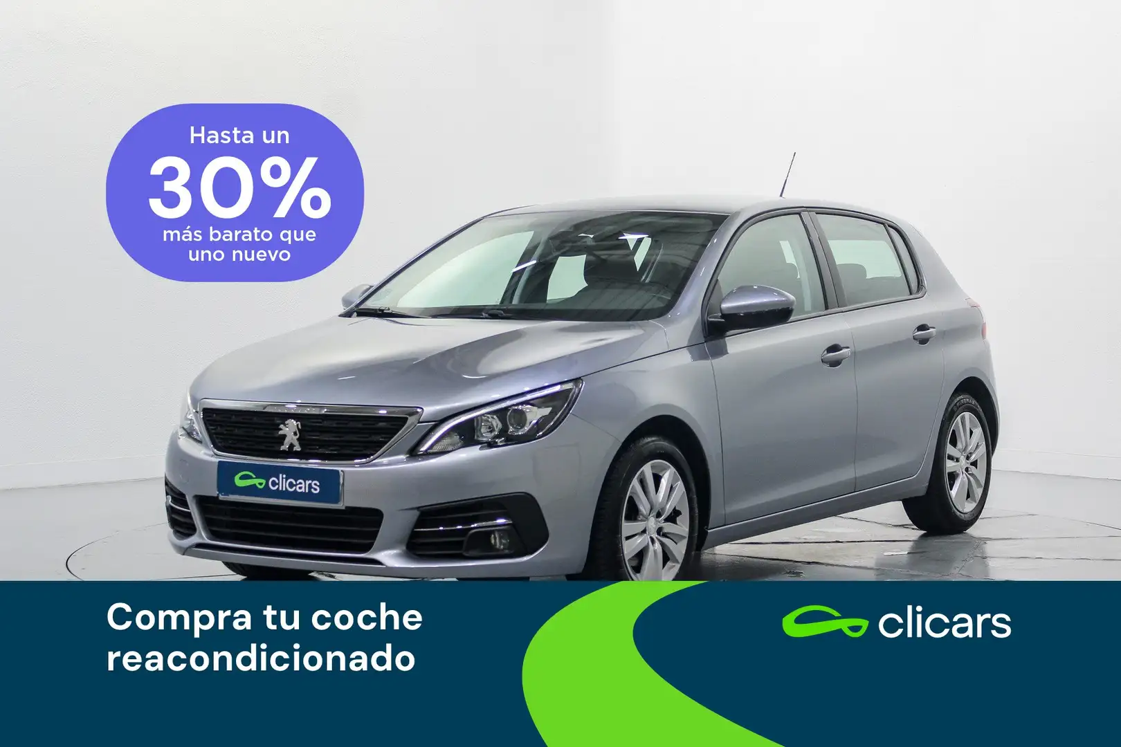 Peugeot 308 1.5BlueHDi S&S Active Pack 130 Argent - 1