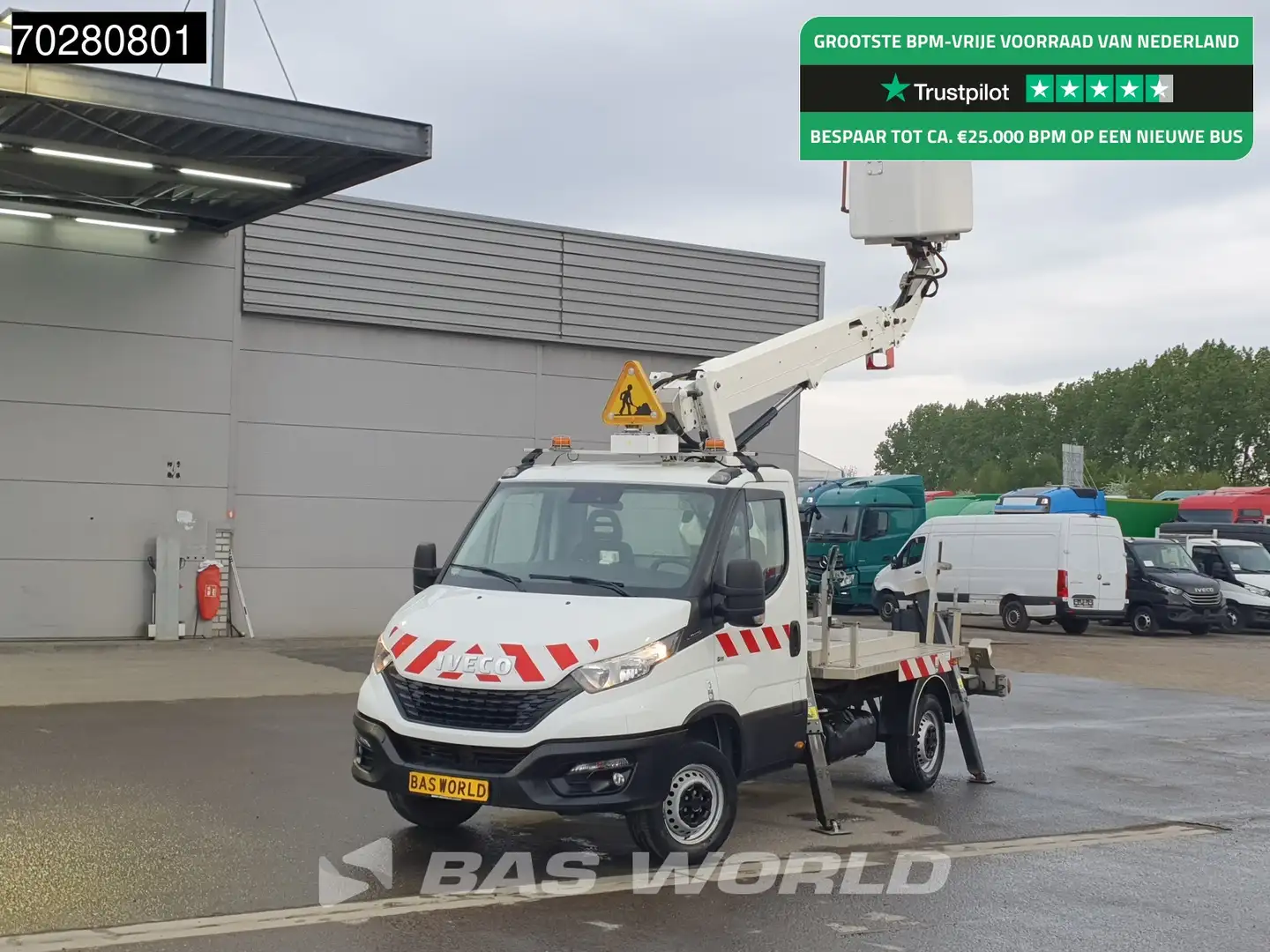 Iveco Daily 35S14 Hoogwerker 14meter werkhoogte 4xGestempeld 2 Wit - 1