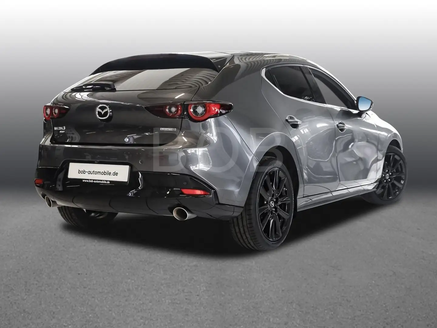 Mazda 3 SKYACTIV-X 2.0 AWD SELECTION  CARPLAY LED LEDER Gris - 2