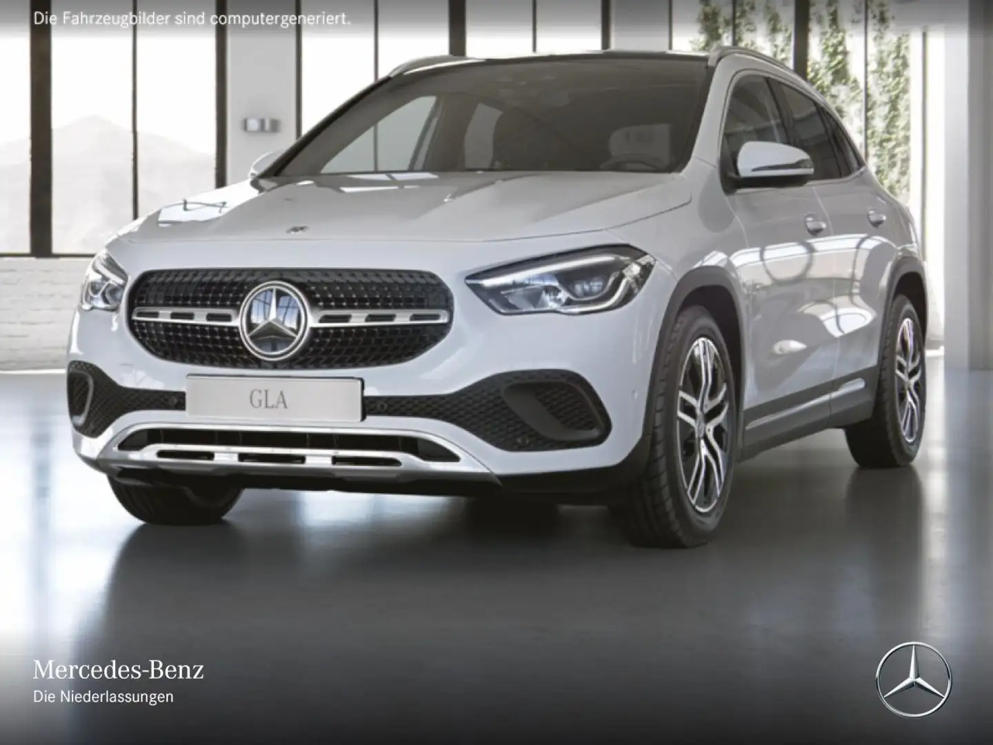 Mercedes-Benz GLA 200 PROGRESSIVE+PANO+LED+KAMERA+TOTW+7G Weiß - 2