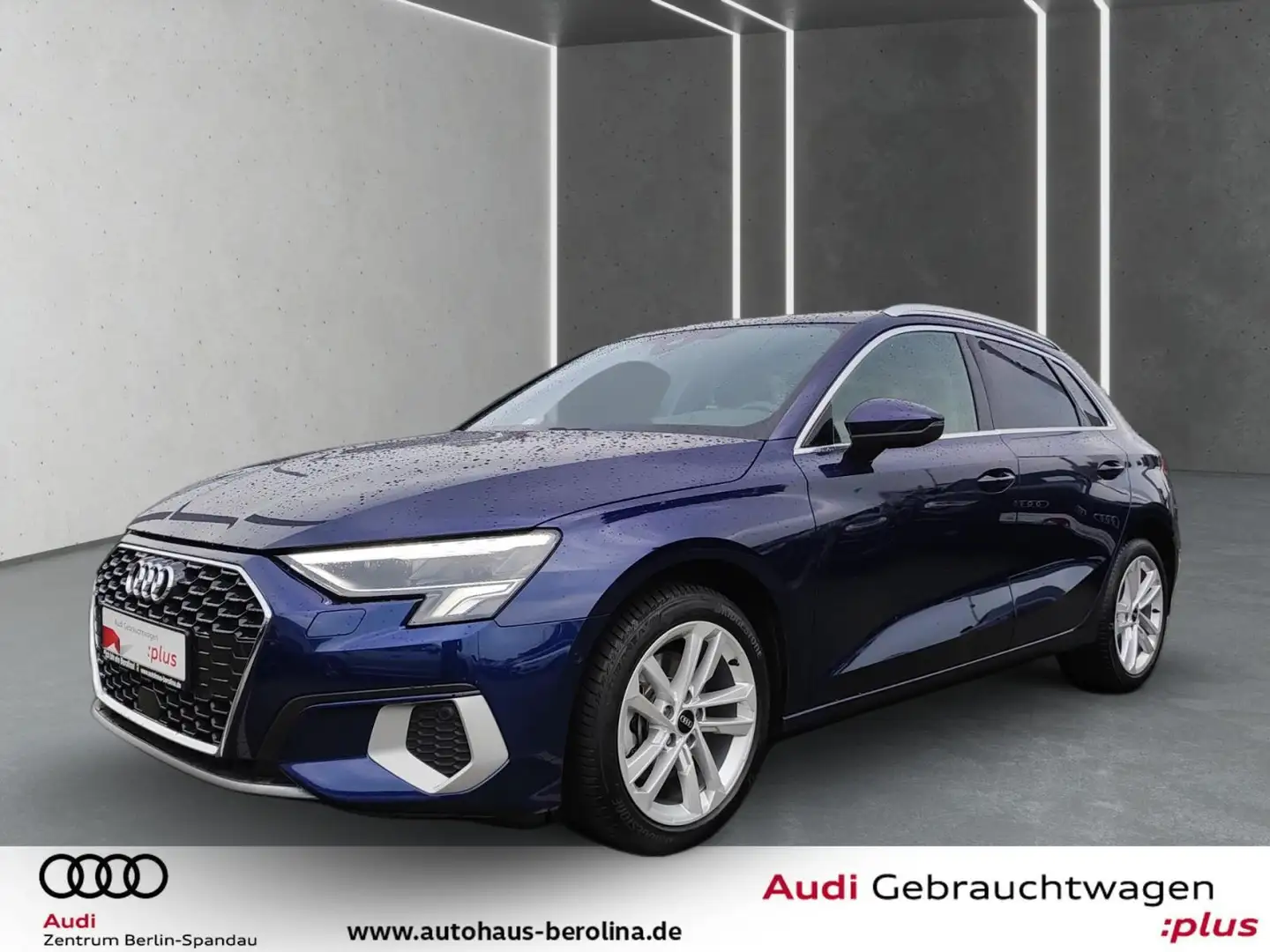 Audi A3 35 TFSI Adv. S tr.*NAV+*R-CAM*StHz* Blau - 2