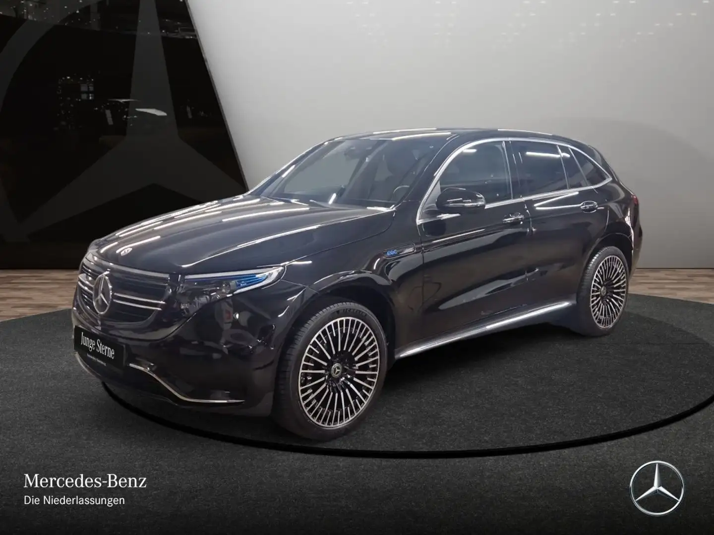 Mercedes-Benz EQC 400 4M AMG+360+AHK+MULTIBEAM+FAHRASS+SITZKLIMA Noir - 2